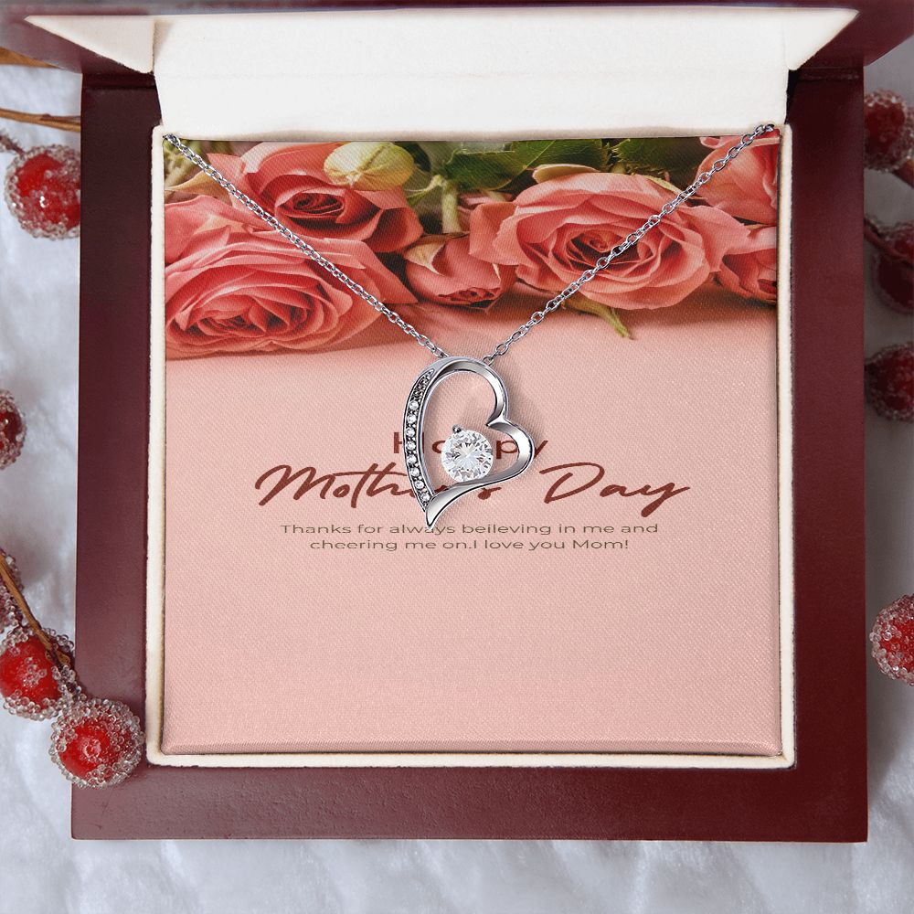 Mother's Day Forever Love Necklace (white or yellow gold)