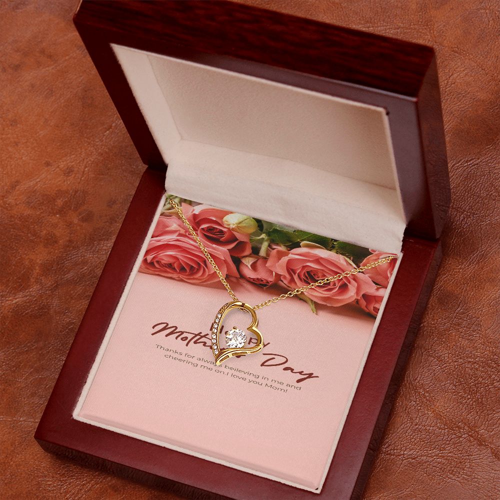 Mother's Day Forever Love Necklace (white or yellow gold)