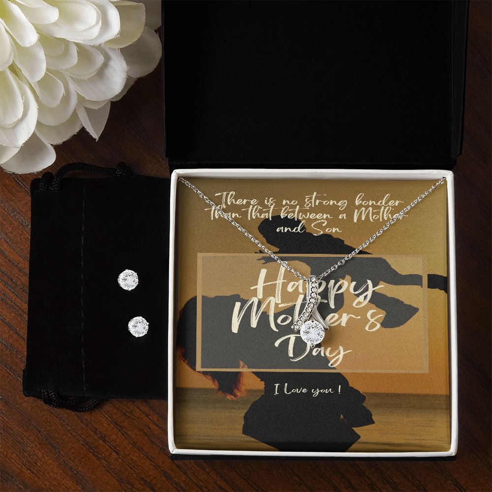 Mother's Day Alluring Beauty Necklace and Earrings