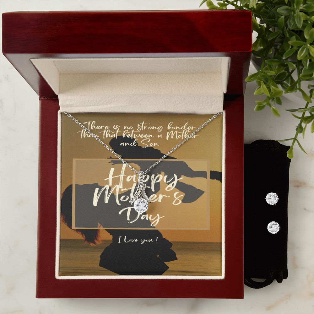 Mother's Day Alluring Beauty Necklace and Earrings