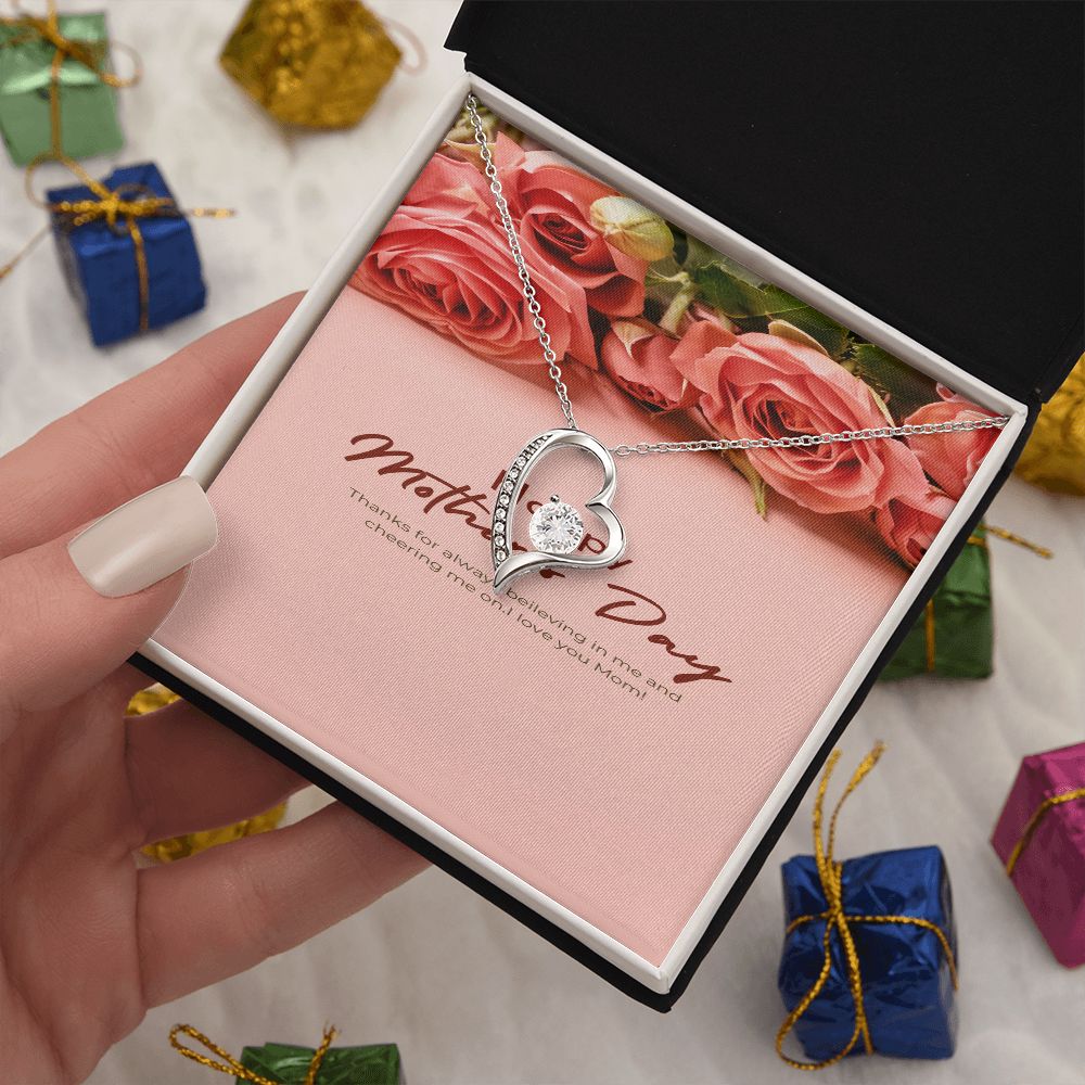 Mother's Day Forever Love Necklace (white or yellow gold)