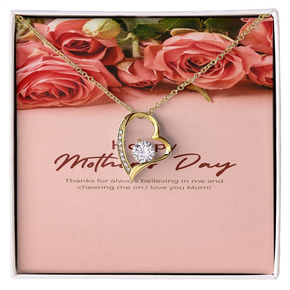Mother's Day Forever Love Necklace (white or yellow gold)