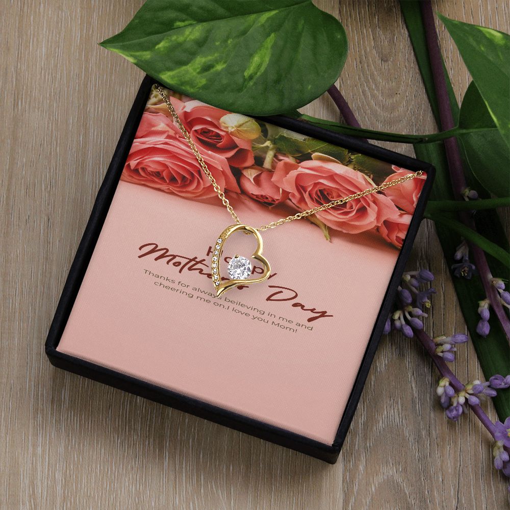 Mother's Day Forever Love Necklace (white or yellow gold)