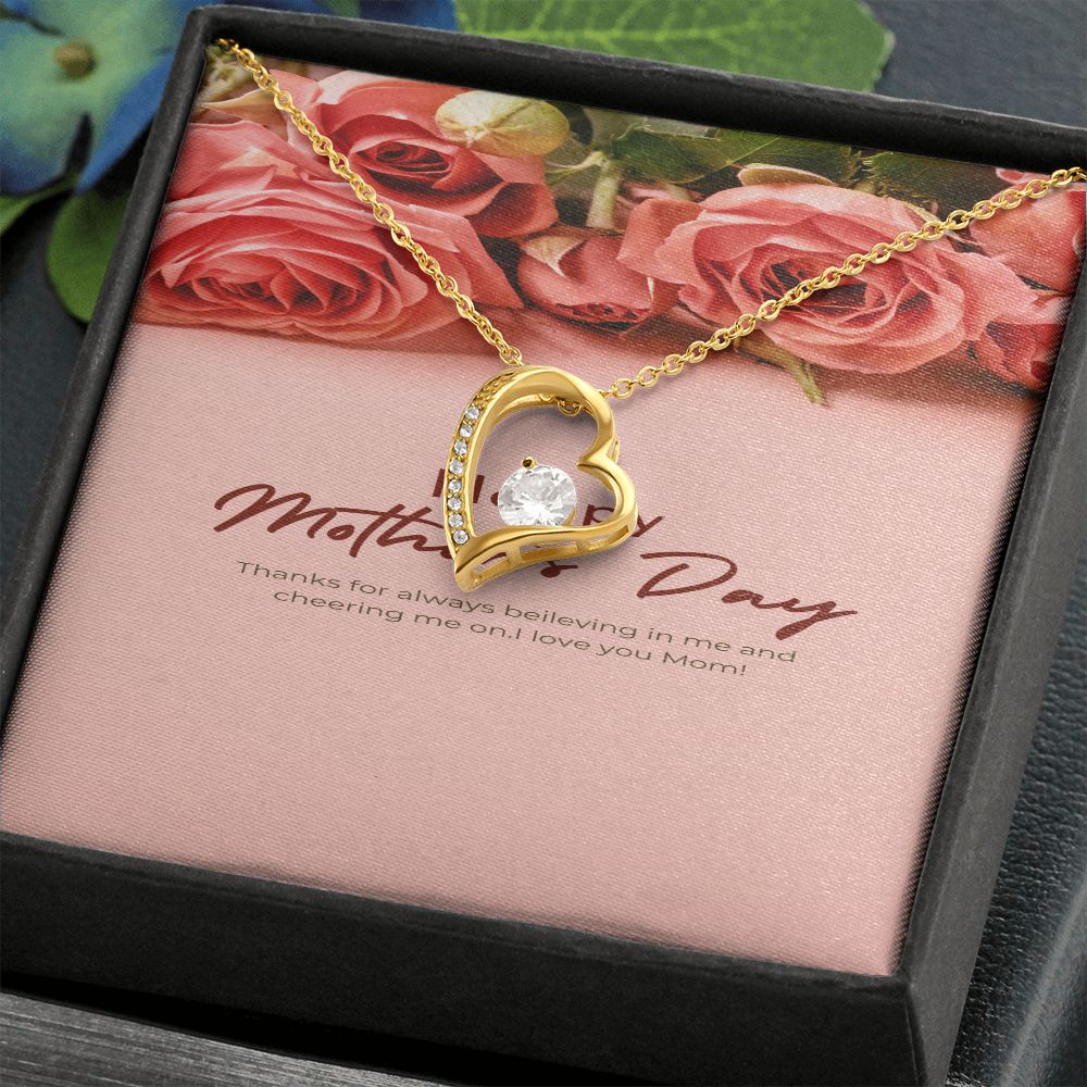 Mother's Day Forever Love Necklace (white or yellow gold)
