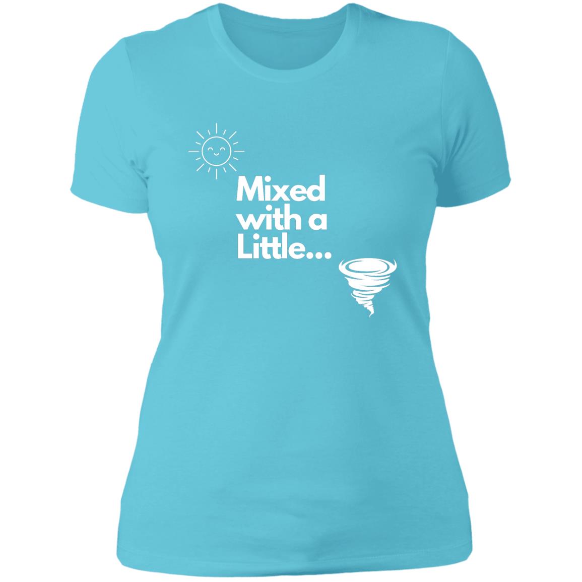 Sunshine Mixed with a Little Hurricane NL3900 Ladies' Boyfriend T-Shirt