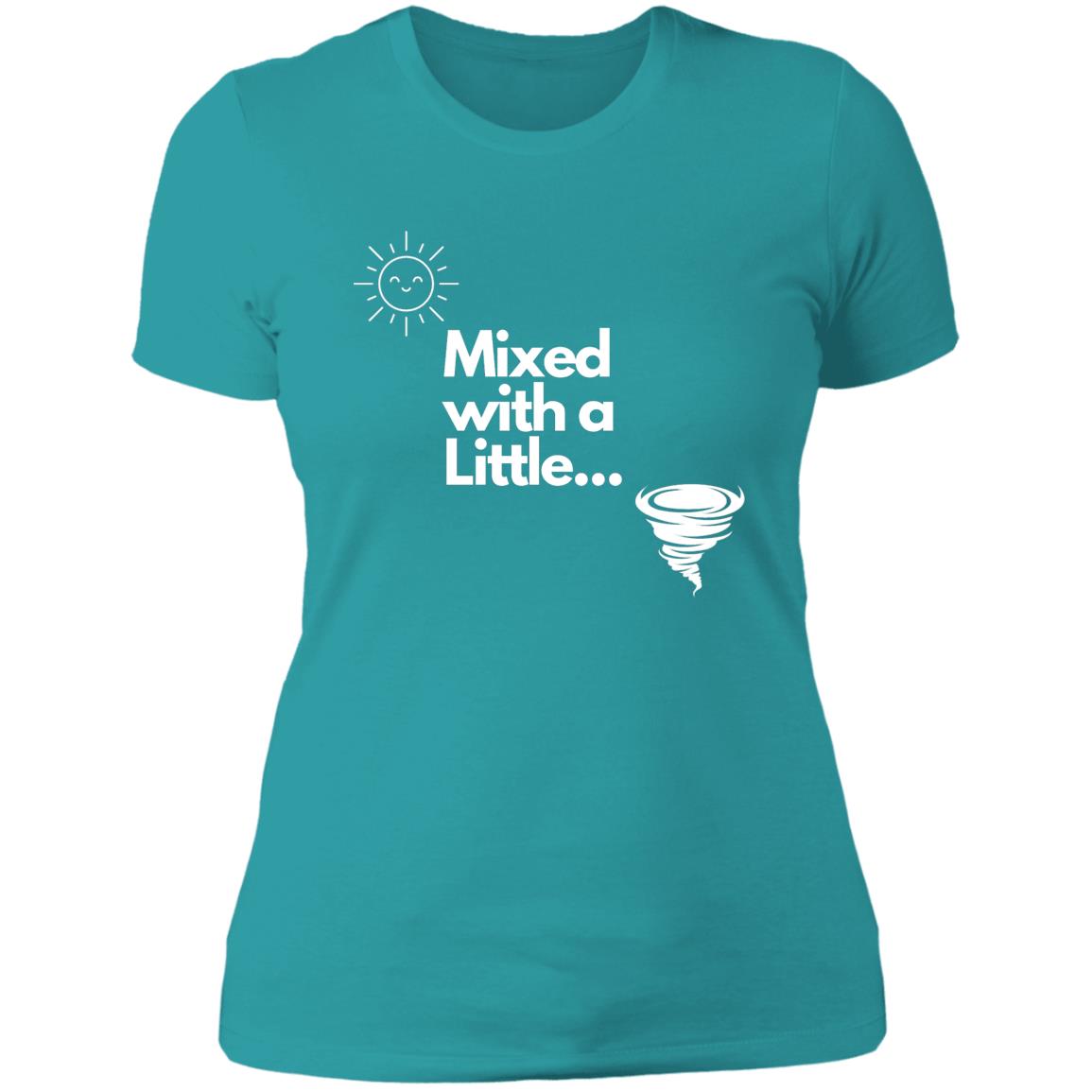 Sunshine Mixed with a Little Hurricane NL3900 Ladies' Boyfriend T-Shirt