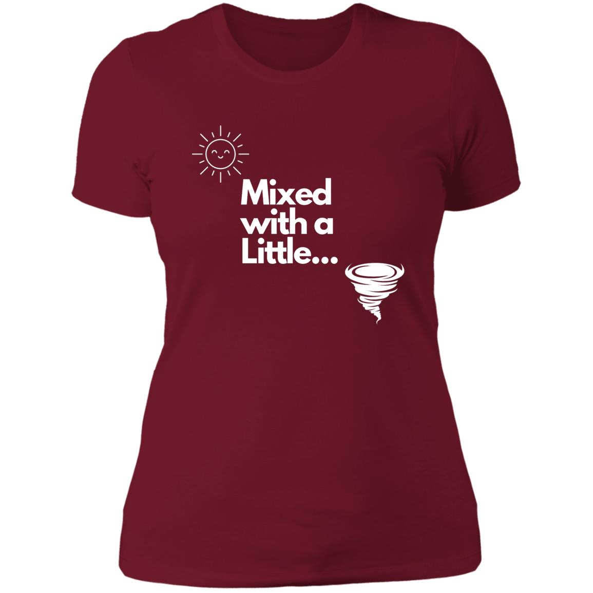 Sunshine Mixed with a Little Hurricane NL3900 Ladies' Boyfriend T-Shirt