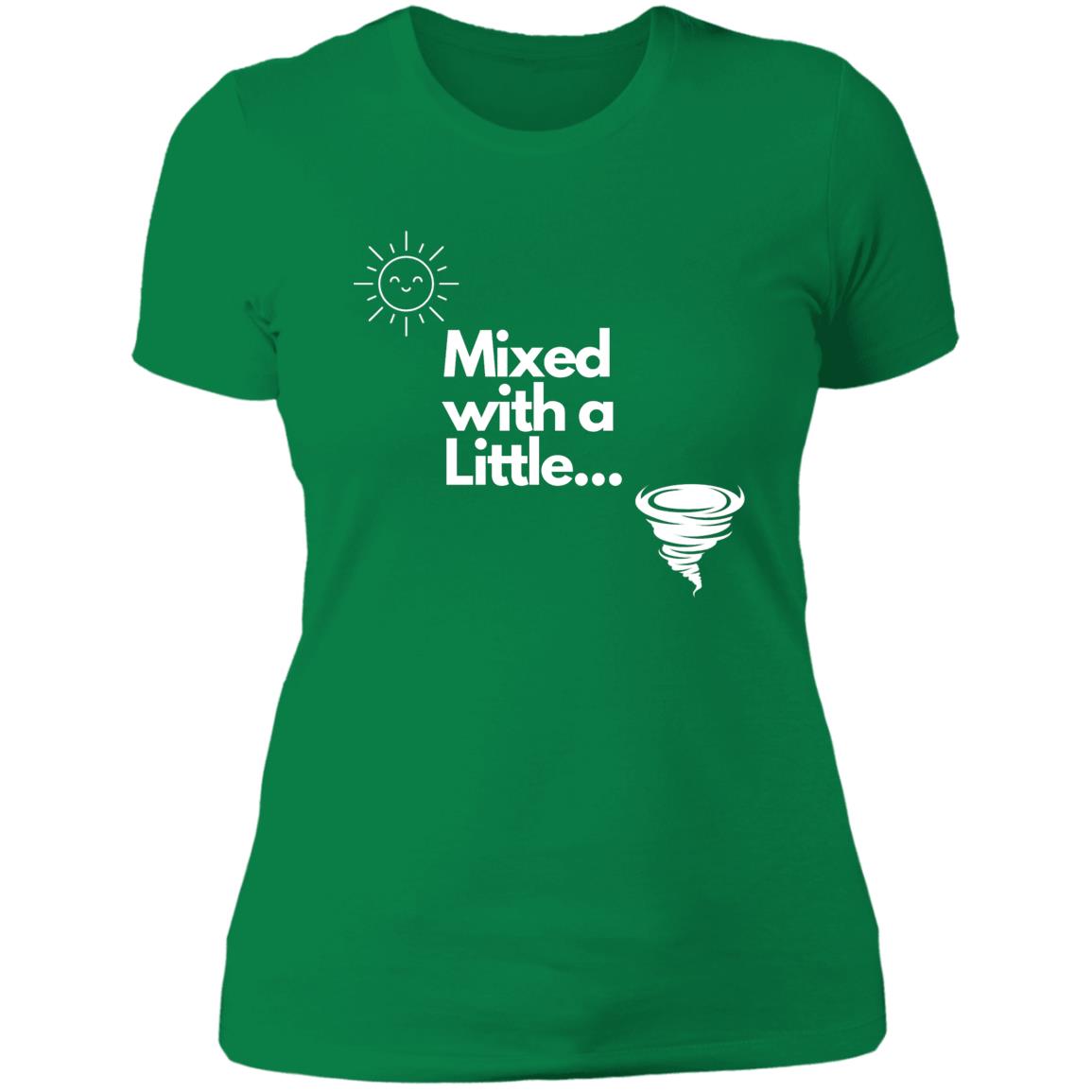 Sunshine Mixed with a Little Hurricane NL3900 Ladies' Boyfriend T-Shirt