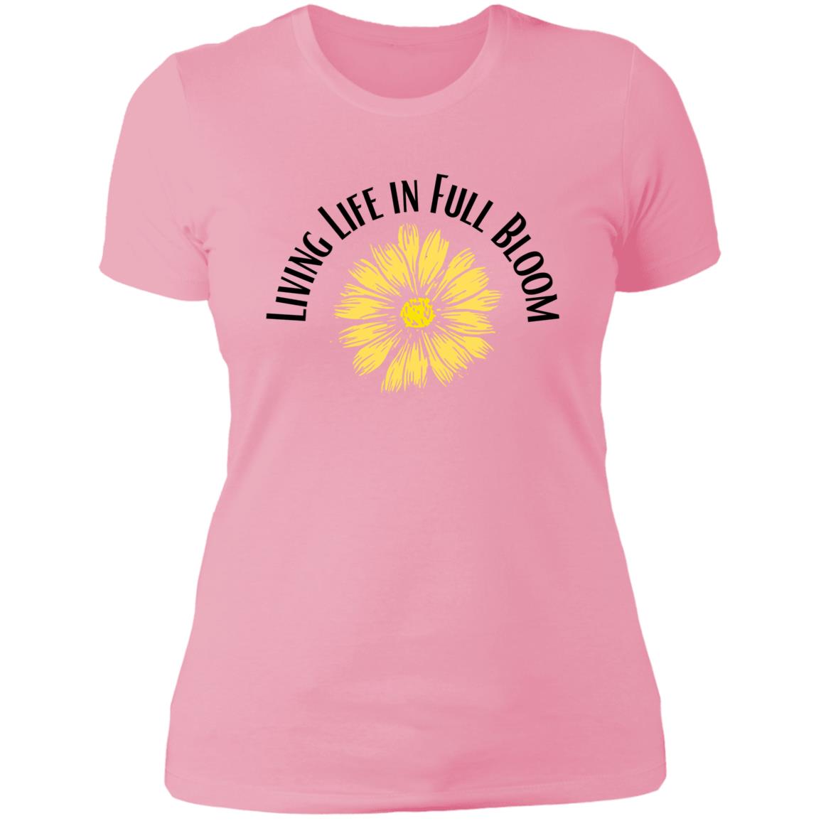 Living Life in Full Bloom (1) NL3900 Ladies' Boyfriend T-Shirt