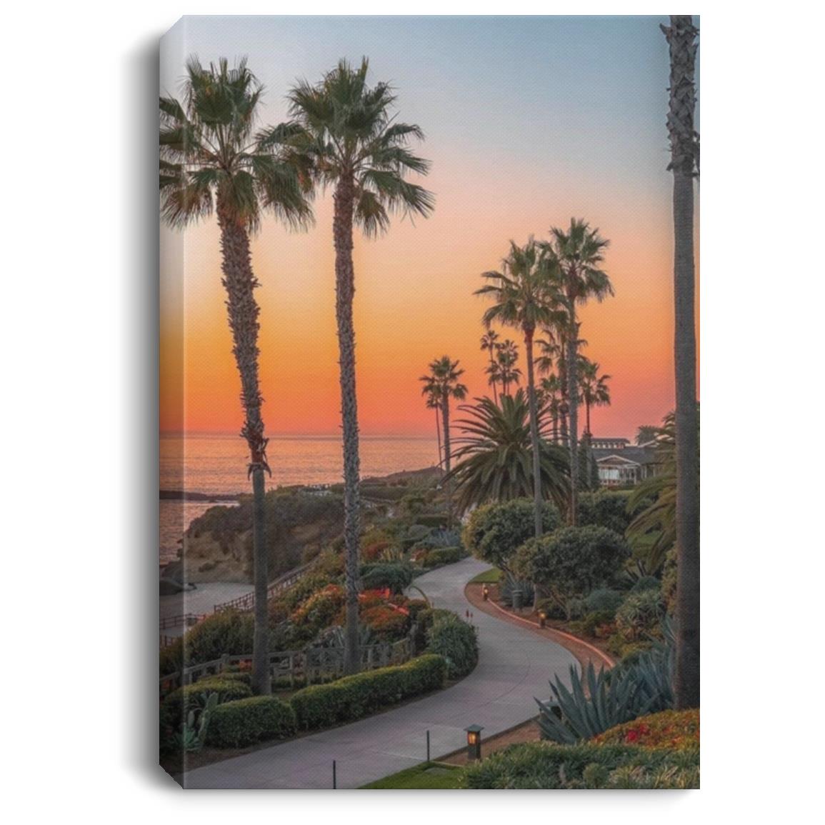 Sunsetpalms CANPO75 Portrait Canvas .75in Frame