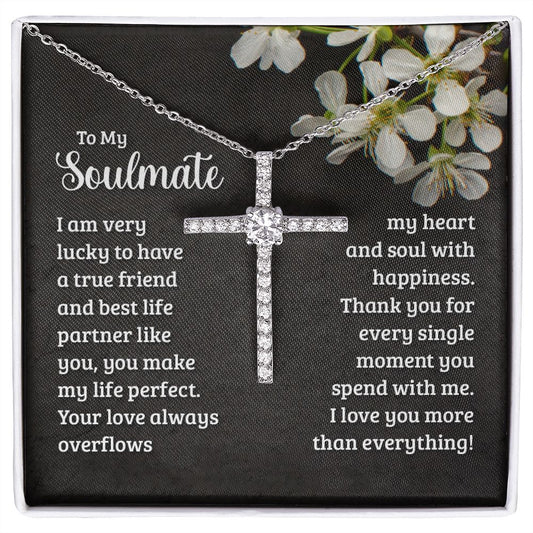 CZ Cross Necklace