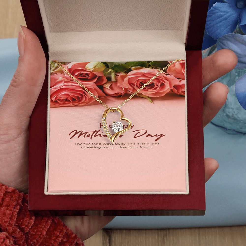 Mother's Day Forever Love Necklace (white or yellow gold)