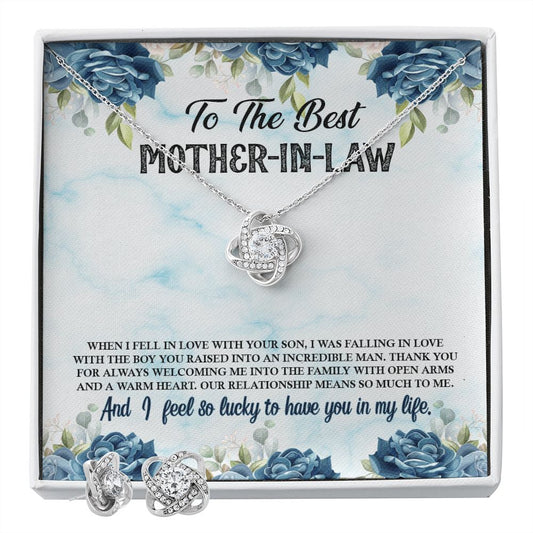 Love Knot Necklace & Earrings