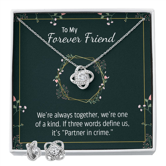 Love Knot Necklace & Earrings