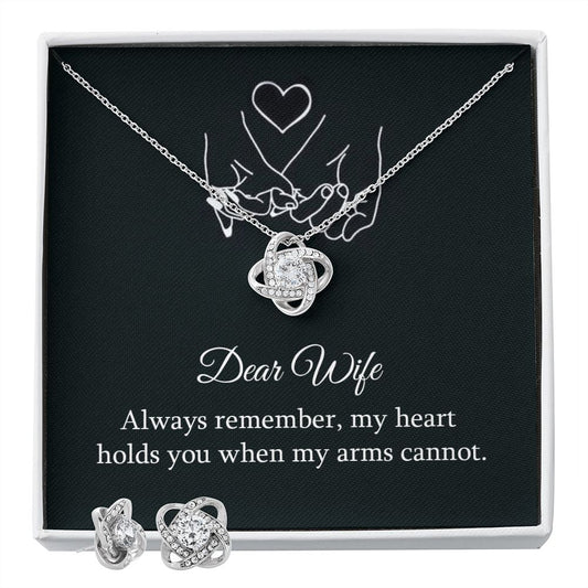 Love Knot Necklace & Earrings