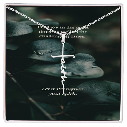 Faith Cross Necklace