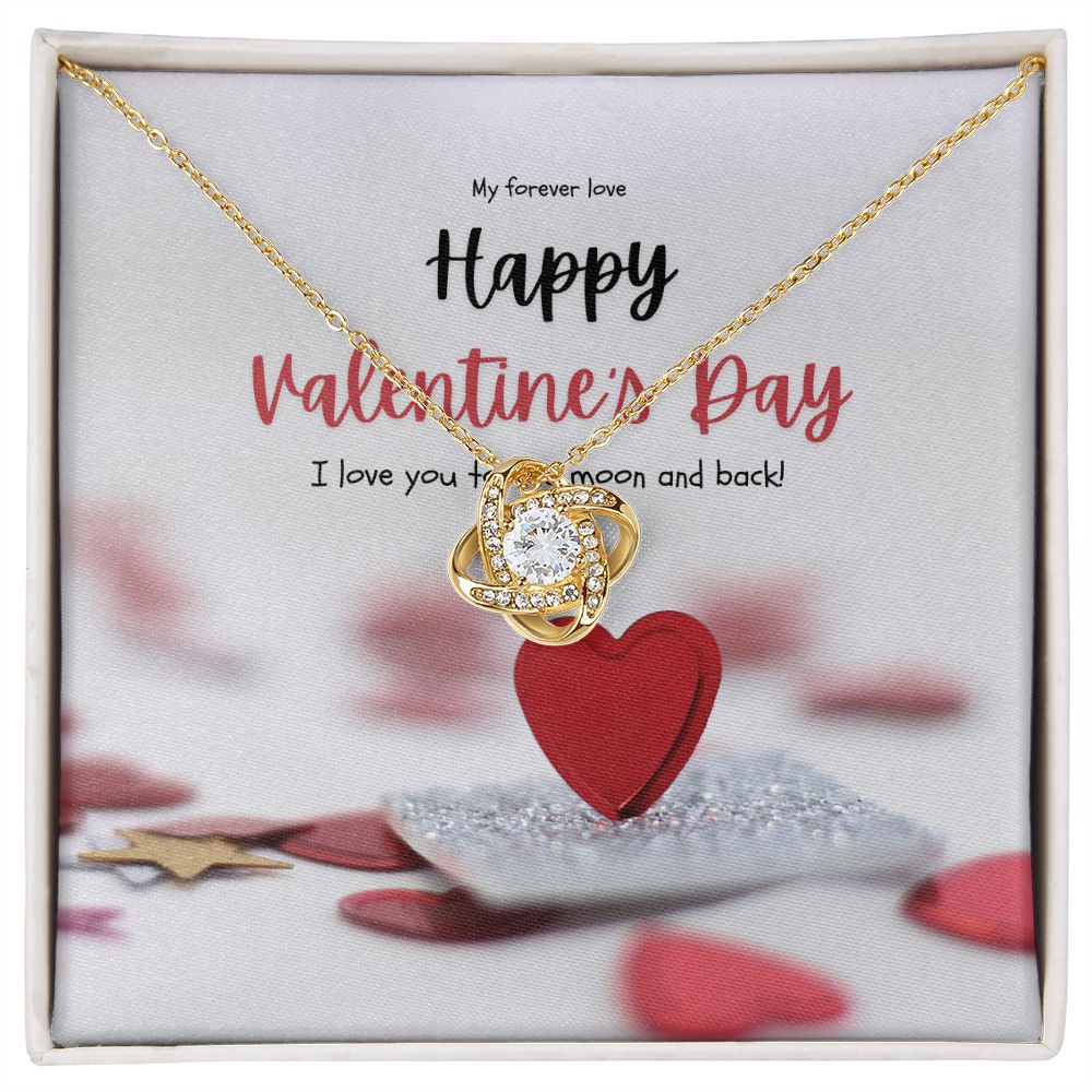 Love Knot Necklace (White and Gold Variants)