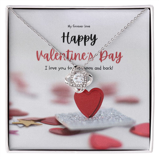 Love Knot Necklace (White and Gold Variants)