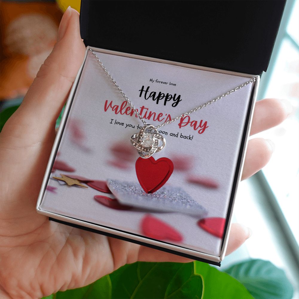 Love Knot Necklace (White and Gold Variants)