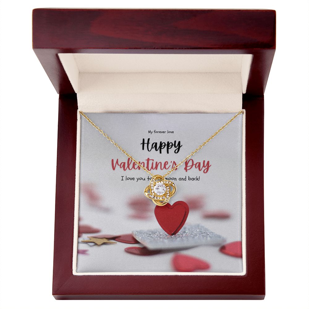 Love Knot Necklace (White and Gold Variants)