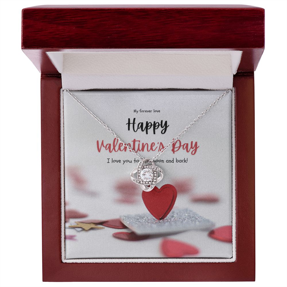Love Knot Necklace (White and Gold Variants)