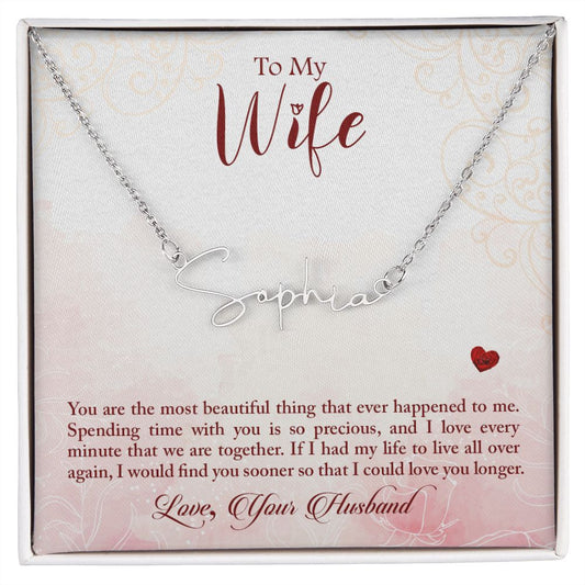 Signature Name Necklace