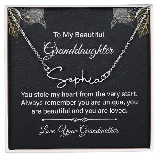 Signature Name Necklace