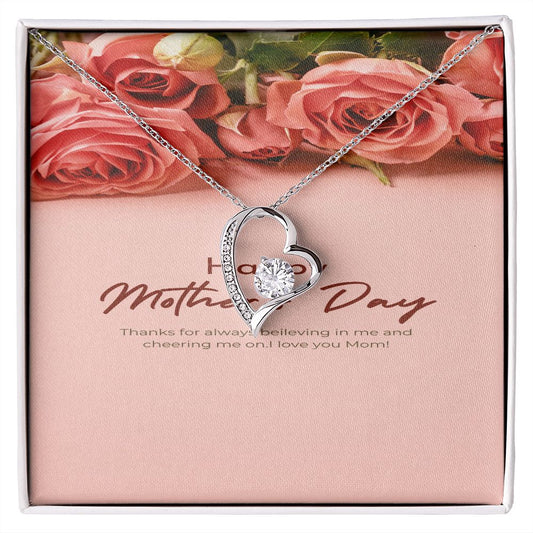 Mother's Day Forever Love Necklace (white or yellow gold)