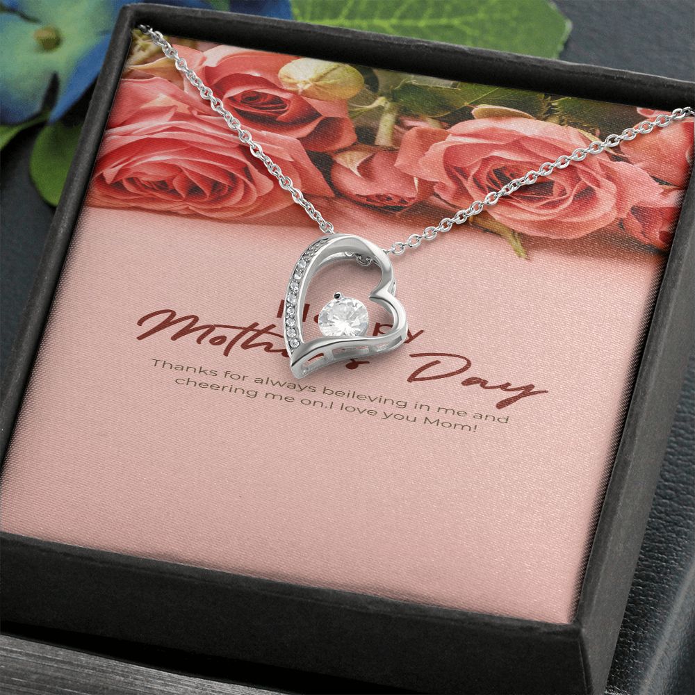 Mother's Day Forever Love Necklace (white or yellow gold)